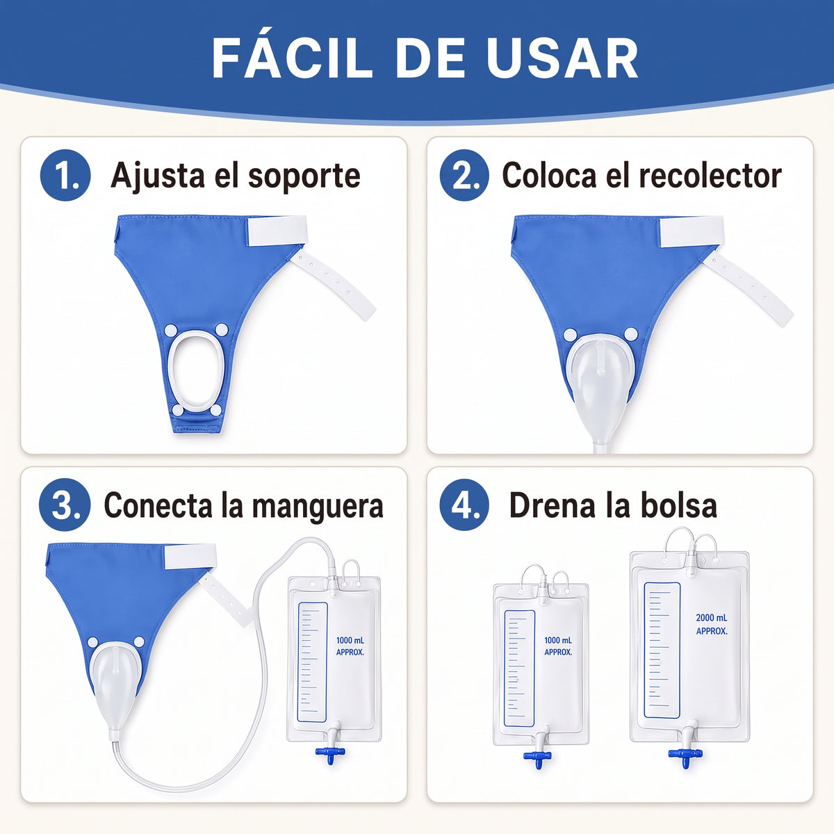 Kit Recolector de Orina Portátil para Adulto