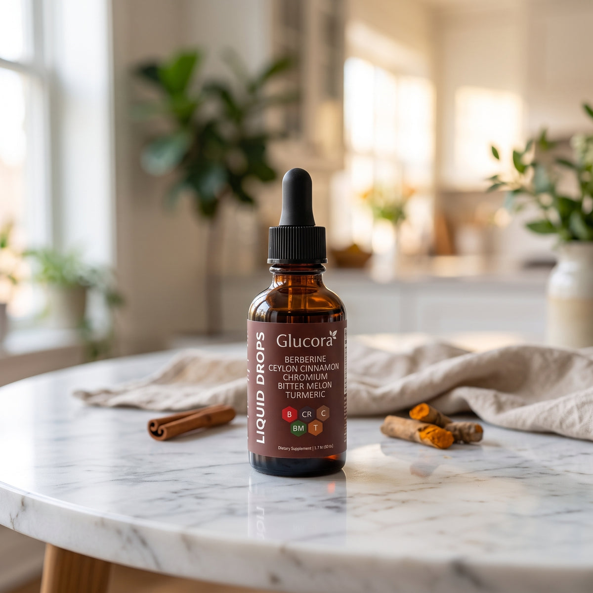 Glucora®: Gotas de Bienestar Metabólico y Control de Glucosa (50 ml) - Fórmula Botánica